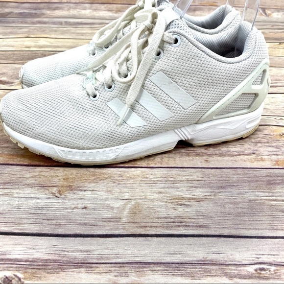 Adidas ZX flux sneakers white 10 - Picture 1 of 8